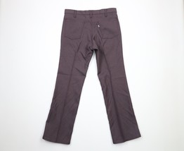 Vtg 90s Levis Mens Size 33x30 Wide Leg Knit Flat Front Chino Pants Purple USA - £77.80 GBP