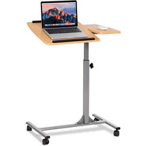 Adjustable Laptop Desk With Stand Holder And Wheels - £83.48 GBP