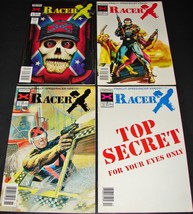 4 1989-1990 NOW Comics RACER X Comic Books Vol 2 #1 2 3 &amp; 4 - $17.99