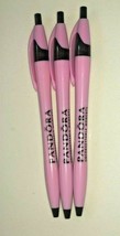 3 Pandora Pink Pens Party Collection Unforgettable Moments Iconic Crown - £5.78 GBP