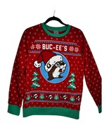 Buc-ee&#39;s Beaver Christmas Holiday Ugly Sweater Trees &amp; Presents size Large - $23.31