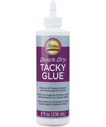 Aleene&#39;s Quick Dry Tacky Glue 8oz - £12.24 GBP