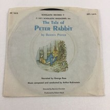 Scholastic Records Tale Of Peter Rabbit 33 1/3 RPM Musical Story Vintage 1970s - £13.97 GBP