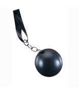 Ball and Chain Halloween Accessory Plastic Approx 4&quot; in Diameter Costume... - $127.80 MXN