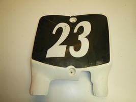 Front Number Plate 1999 Suzuki RM125 RM 125 - £11.85 GBP