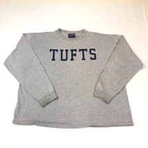 Vintage Tufts University Long Sleeve Gray T Shirt Jansport Size XL USA  ... - $14.84