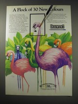 1991 Winsor &amp; Newton Derwent Watercolour pencils Ad - A flock of 30 new colours - £14.69 GBP