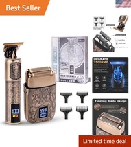 Professional Electric Razor with Titanium Blade - Ultimate Grooming Kit ... - $1,400.96 MXN