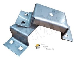(2) Bolt on Stainless Steel Stake Trailer Pockets With Lip  1000601-2 - $39.95