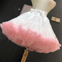 TUTU Skirt Petticoat Chemise Cosplay Pettiskirt Crinoline Fluffy Dance S... - £12.57 GBP