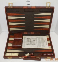 Backgammon Game with Case 15&quot; x 10&quot; - £26.89 GBP