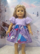 homemade 18&quot; american girl/madame alexdisney frozen elsa/anna dress doll... - $16.20