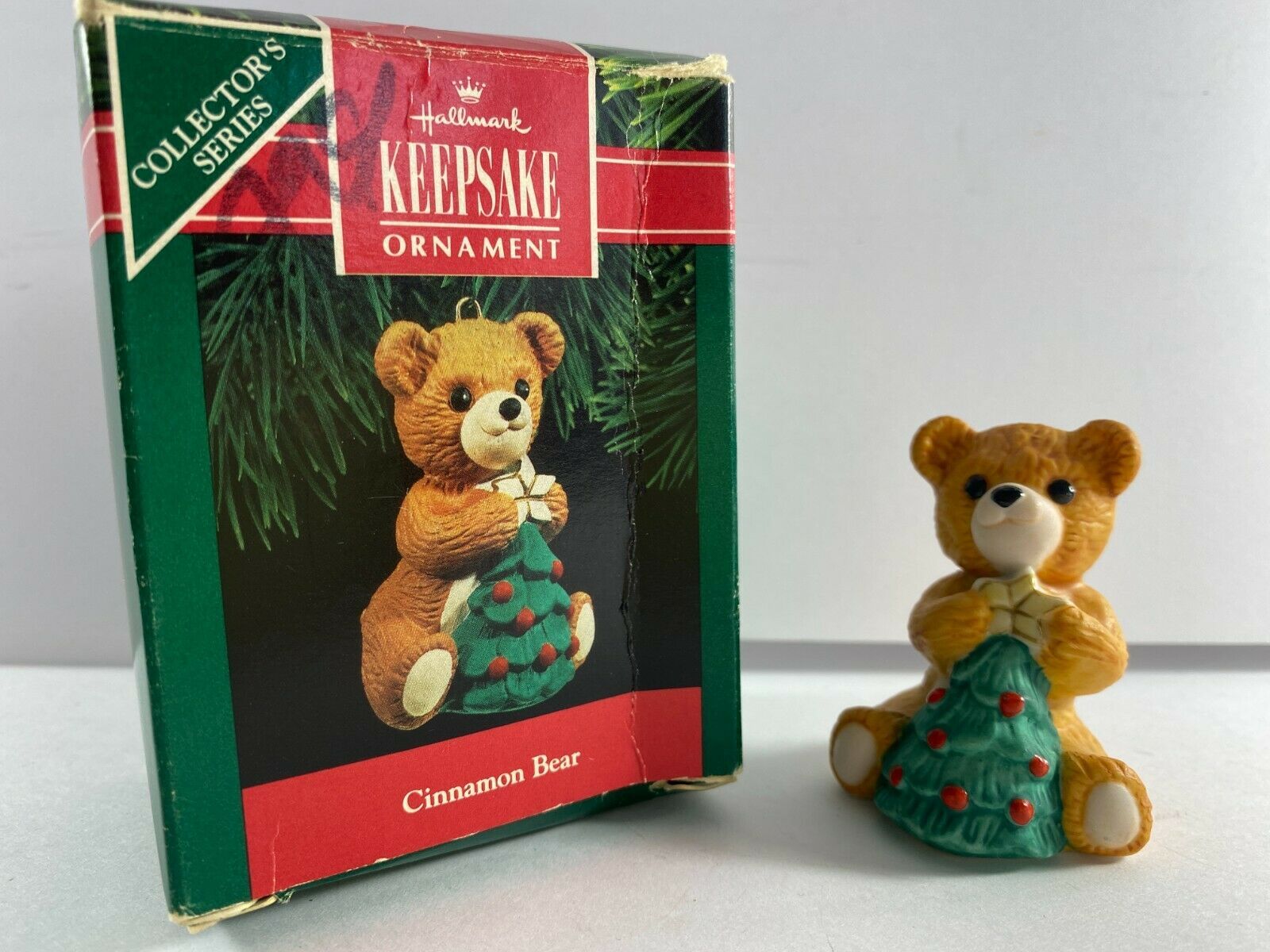 Primary image for Vintage 1989 Hallmark Keepsake Ornament CINNAMON BEAR