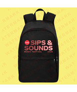 SIPS &amp; SOUNDS MUSIC FESTIVAL 2025 Backpack Bags - $48.00
