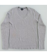 tommy Hilfiger Women&#39;s V-Neck Cotton Sweater Size Large - $19.00