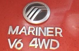 05 06 07 Mercury Mariner Emblem Logo Letters Badge Nameplate Trunk Gate Set - £20.15 GBP