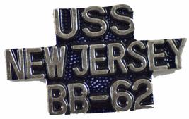 USS New Jersey BB-62 LAPEL PIN OR HAT PIN - VETERAN OWNED BUSINESS - £4.40 GBP