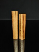 Brizard and Co Zebra Wood cigar tube holder NIB image 6
