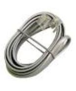 70-442 Calrad 25&#39; 8C Silver Modular Line Cord 8 Wire Plugs on Each End, ... - £6.05 GBP