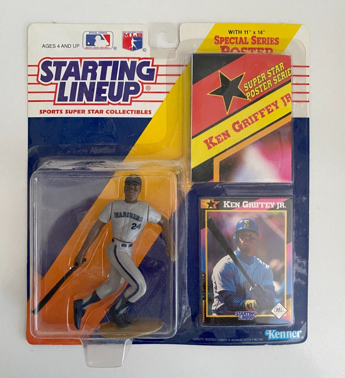 Primary image for 1992 Kenner Starting Lineup MLB Ken Griffey Jr. Seattle Mariners Baseball Figure