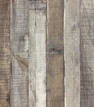 Grey Wood -Natural Wood Peel And Stick Wallpaper 17.7”X 236” Self-Adhesive - $35.99