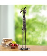 SPI Home Cast Aluminum Fabulous Flutist Abstract Statue Figure - £205.12 GBP