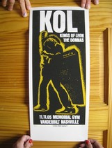 Kings of Leon Poster KOL Concert The Donna Nashville 2005 - $224.99
