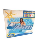 Intex Inflatable Pool Lounger 74&quot; x 28&quot; Blow Up Floating Bed Poolside Beach - $24.37 CAD