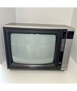 Emerson ECR1350 CRT Television 13&quot; Woodgrain No Remote 1987 Works - $3,094.39 MXN