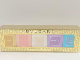 Bvlgari The Women&#39;s Gift Collection 5 PCS- New In Golden Box - £47.20 GBP