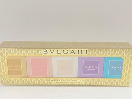 Bvlgari The Women&#39;s Gift Collection 5 PCS- New In Golden Box - £46.98 GBP