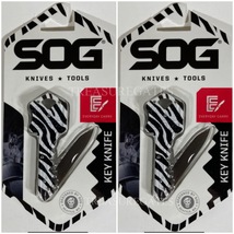 (2 PACK) SOG Specialty Knives Knife Key 1.5&quot; Stainless Steel Blade -NEW - £13.36 GBP
