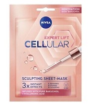 3x Nivea Expert Lift Cellular Antiage Tissue Mask Hyaluronic Acid With Bakuchiol - £16.01 GBP