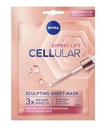 3x NIVEA EXPERT LIFT CELLULAR ANTIAGE TISSUE MASK HYALURONIC ACID WITH B... - £16.08 GBP