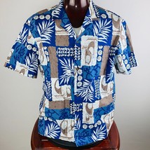 Royal Creations Mens XL Colorful Tribal Hawaiian Shirt Vacation Travel Cruise - £33.74 GBP
