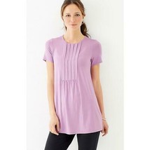 NWT Womens Size XS S M L J. Jill African Violet Stretch Pleat Front Tunic Top - £15.89 GBP