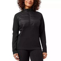 32 Degrees Women&#39;s Size Medium Black 1/2 Zip Pullover Sweatshirt NWT - £9.38 GBP