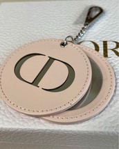 Christian Dior Novelty Bag charm Keyring MIROR baby pink Designer Brand - $44.22