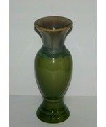 Green Drip Glaze Tapered Vase 10&quot; Flower Vase Decorative Vase Bud Drip Vase - £19.97 GBP