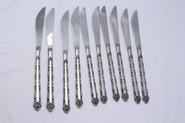 Ekco Mary Ellen Dinner Knives 8 5/8&quot; Lot of 10 - £21.95 GBP