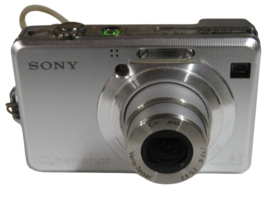 Sony Cyber-shot DSC-W100 8.1MP Digital Camera Silver w/ Battery - No Charger - £39.52 GBP