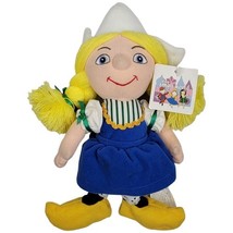 Disney It&#39;s A Small World Holland Girl 10&quot; Bean Bag Plush - $143.94 MXN