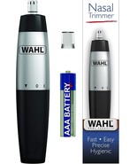 WAHL Nose &amp; Ear Trimmer NASAL TRIMMER 5642-135  precise trimmer with Bat... - £11.58 GBP