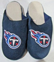 NFL Tennessee Titans Logo on Mesh Slide Slippers Dot Sole Size Men XL by FOCO - $28.99