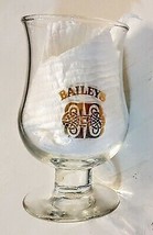Baileys Irish Cream Cordial Shot Glass Gold Logo Footed Tulip Replacement Liquor - £6.18 GBP