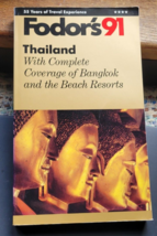 Paperback Book Fodor&#39;s 1991 Thailand Bangkok Beach Resorts Travel Collec... - £7.97 GBP