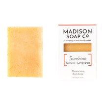  2 PACK Turmeric Lemongrass Handmade Vegan Bath Soaps Madison Soap Compa - £39.60 GBP