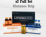 X2 fullset Glutanex 1200mg Glutathione Lipoticin 300mg Asconex 10g Vitam... - $650.00