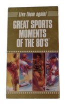 Great Sports Moments Of The 80&#39;s VHS Preowned - £3.82 GBP