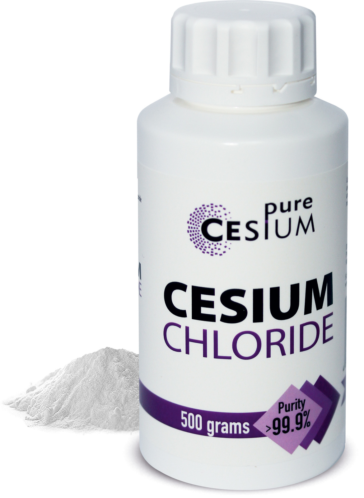 Pure Cesium Chloride CsCl 500g Powder, Purity >99.9% CoA Incl, CL Tested, 17.6oz - $349.99